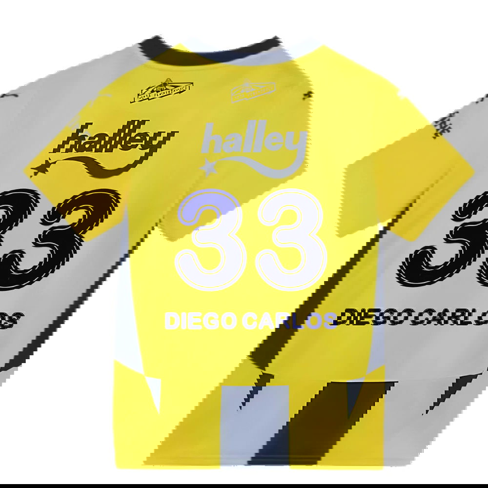 2024-2025 Fenerbahce Home Shirt (Kids) (Diego Carlos 33)