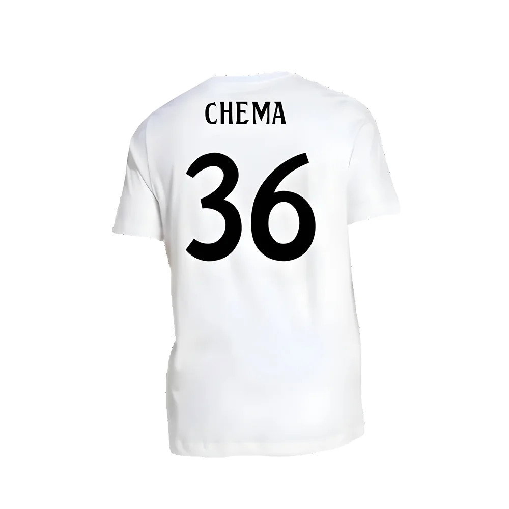 2024-2025 Real Madrid DNA Graphic Tee (White) (Chema 36)