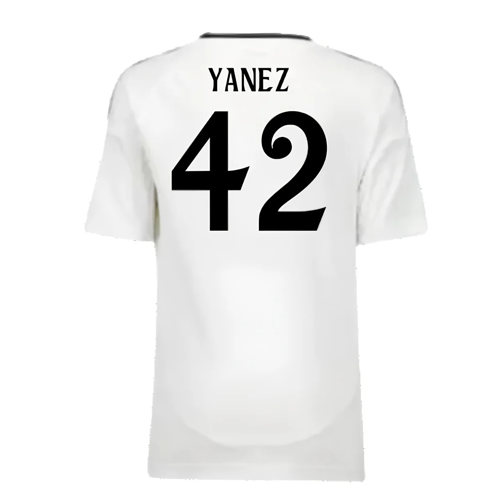 2024-2025 Real Madrid Home Youth Kit (Yanez 42)