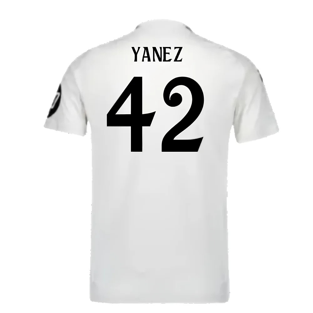 2024-2025 Real Madrid Authentic Home Shirt (Yanez 42)