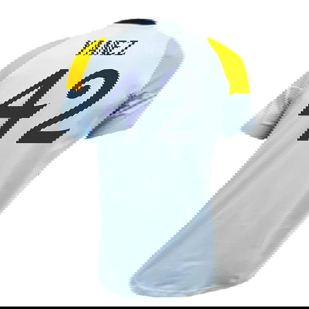 2024-2025 Real Madrid Training Tee (Glow Blue) (Yanez 42)