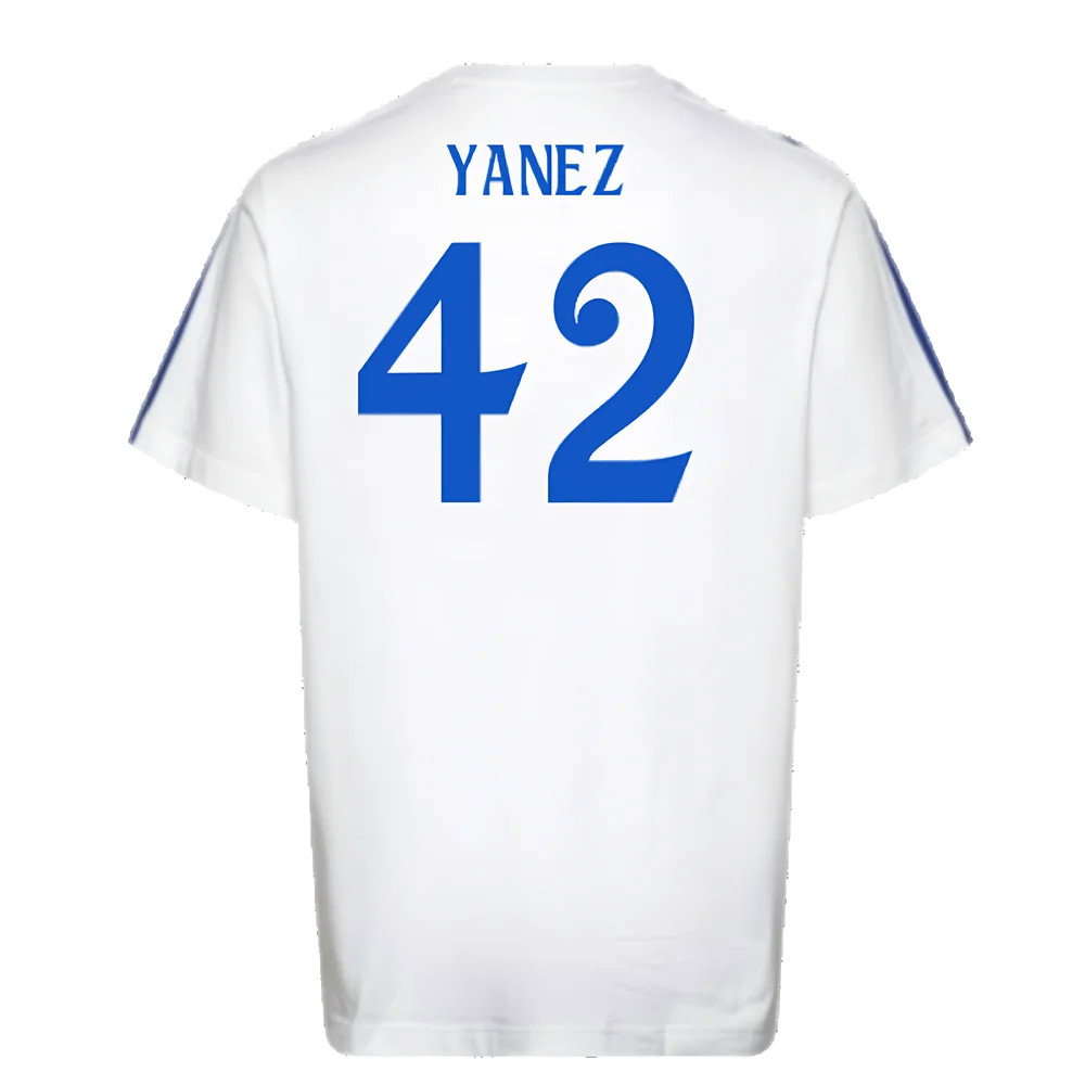 2024-2025 Real Madrid DNA Tee (White) (Yanez 42)