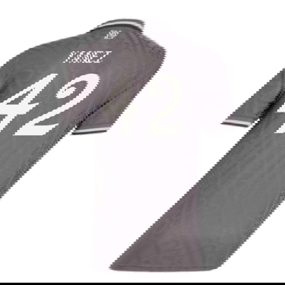 2024-2025 Real Madrid Authentic Third Shirt (Yanez 42)