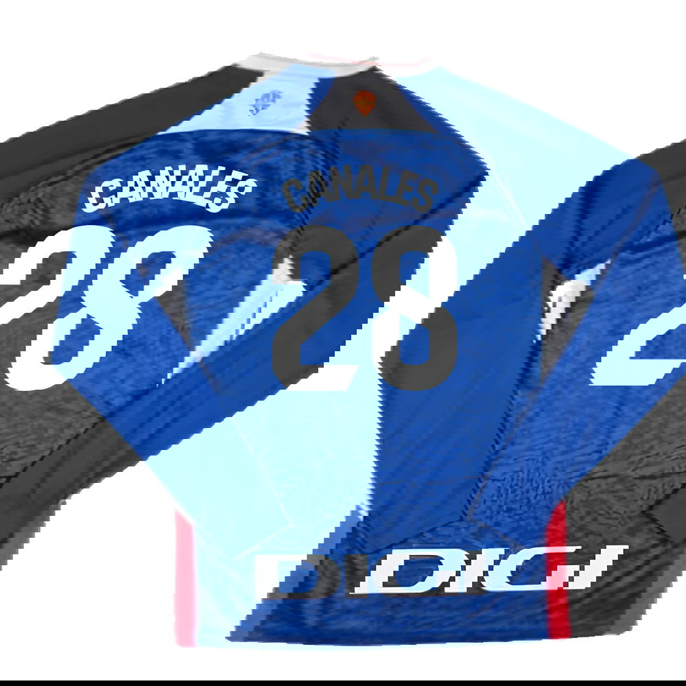 2024-2025 Athletic Bilbao Long Sleeve Away Shirt (Canales 28)