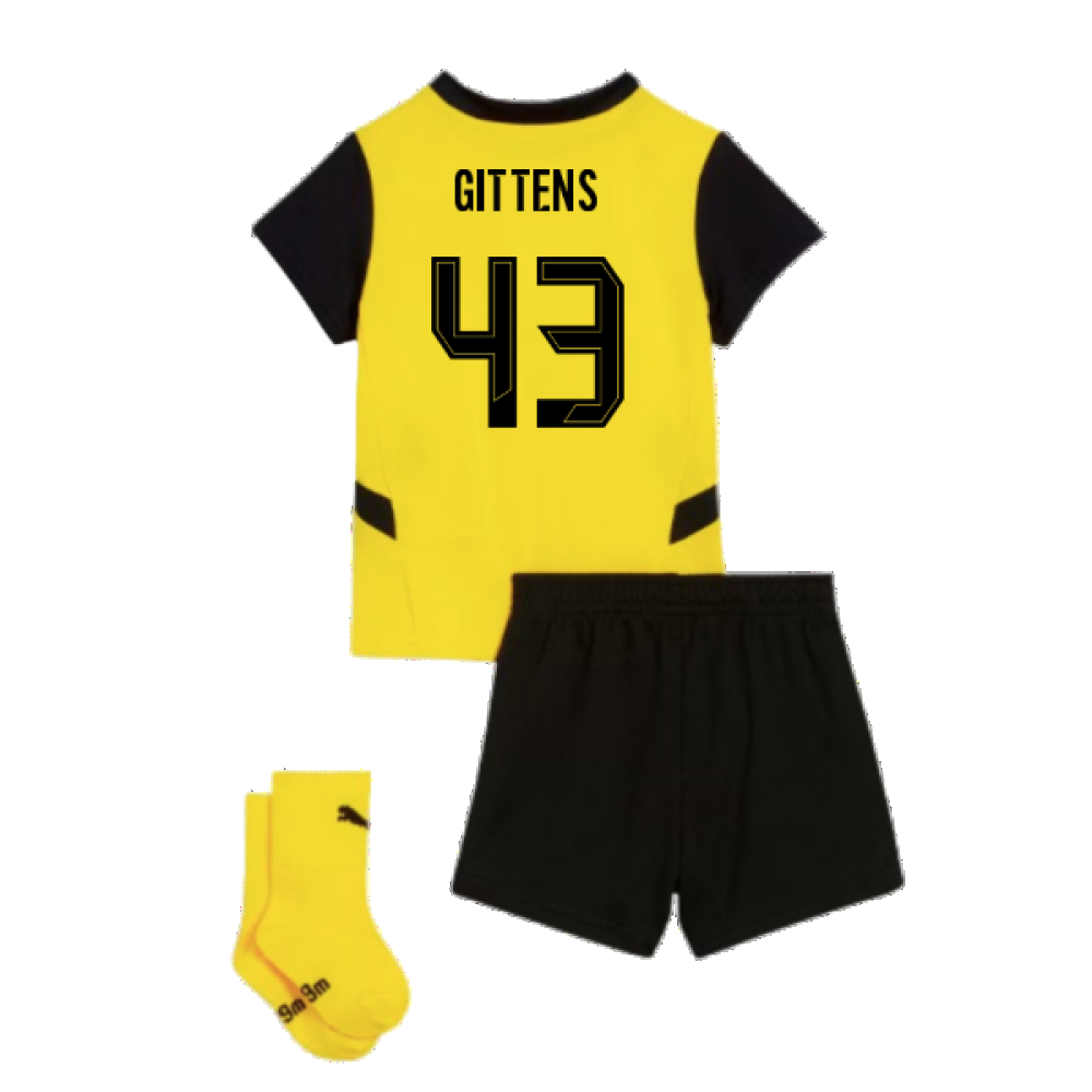 2024-2025 Borussia Dortmund Home Baby Kit (Gittens 43)