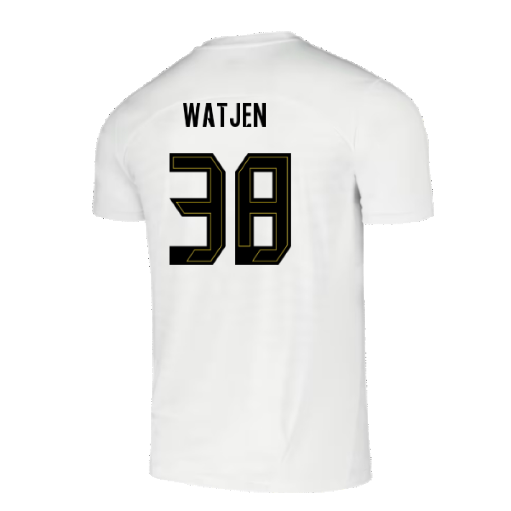 2024-2025 Borussia Dortmund Pre-Match Shirt (White) (Watjen 38)