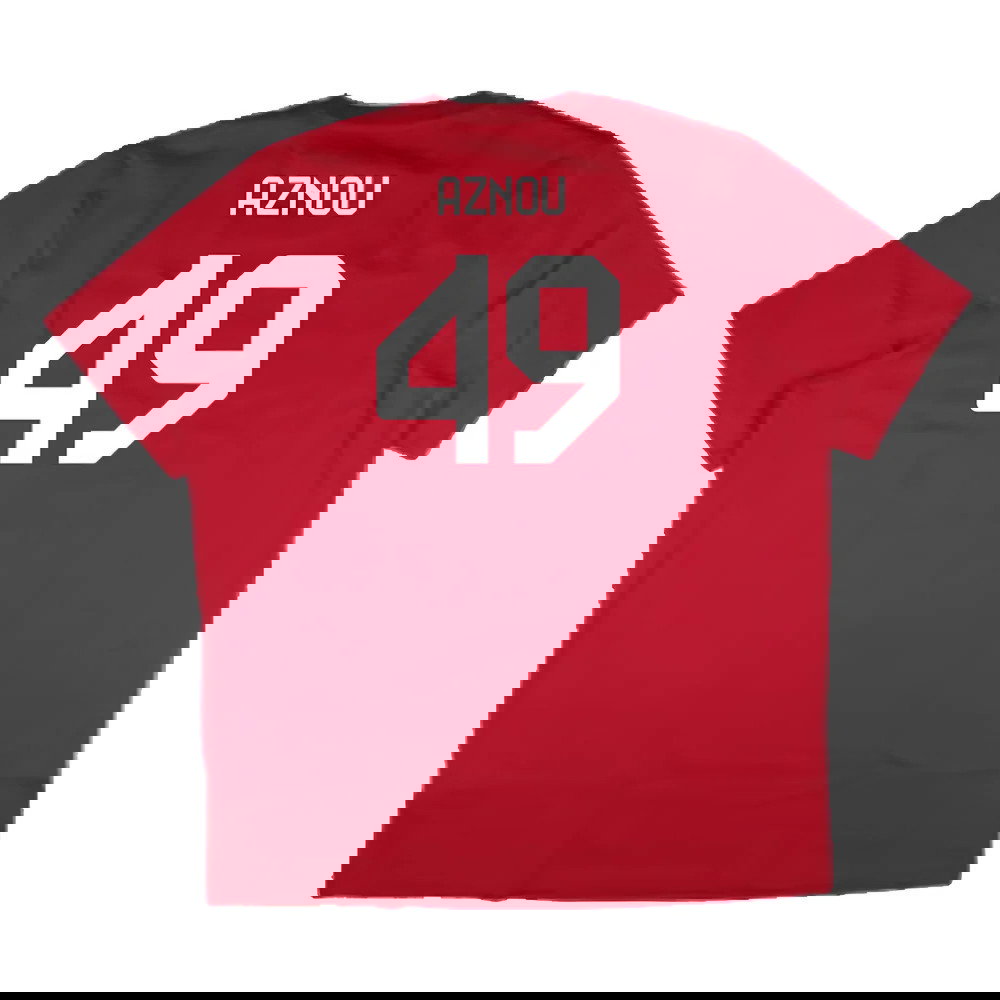 2024-2025 Bayern Munich DNA Graphic Tee (Red) (Aznou 49)