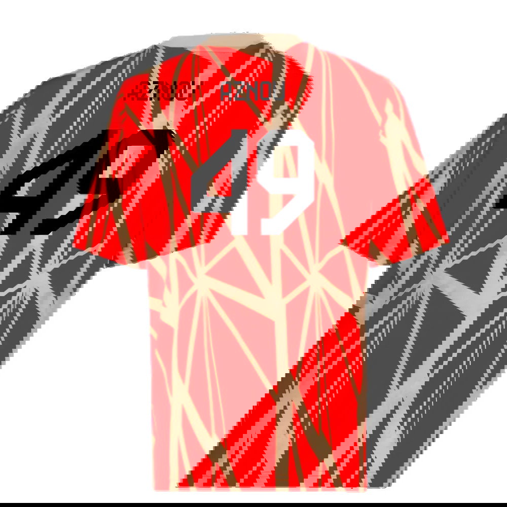 2024-2025 Bayern Munich Pre-Match Shirt (Red) (Aznou 49)