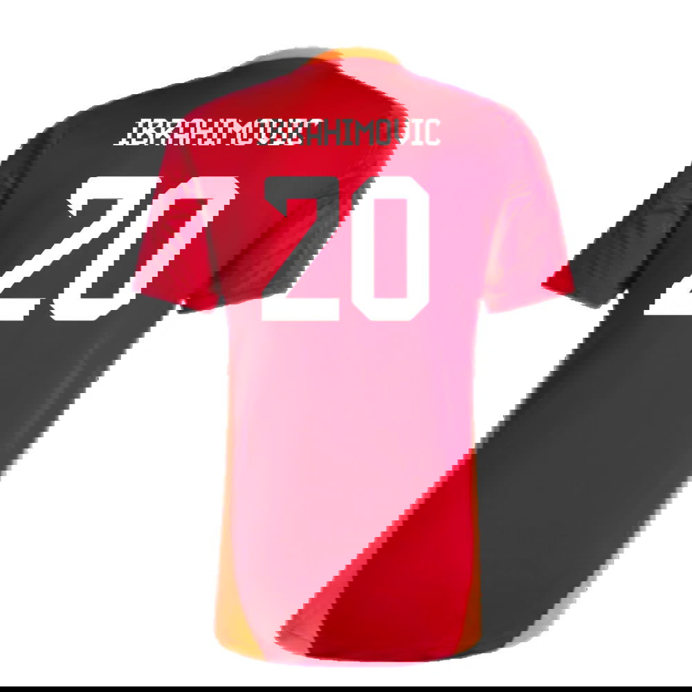 2024-2025 Bayern Munich Training Shirt (Red) (Ibrahimovic 20)