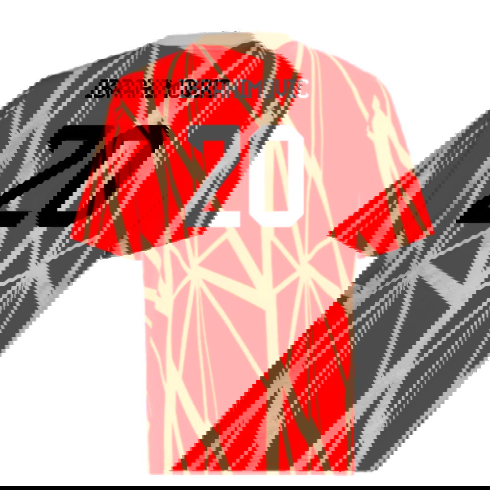 2024-2025 Bayern Munich Pre-Match Shirt (Red) (Ibrahimovic 20)