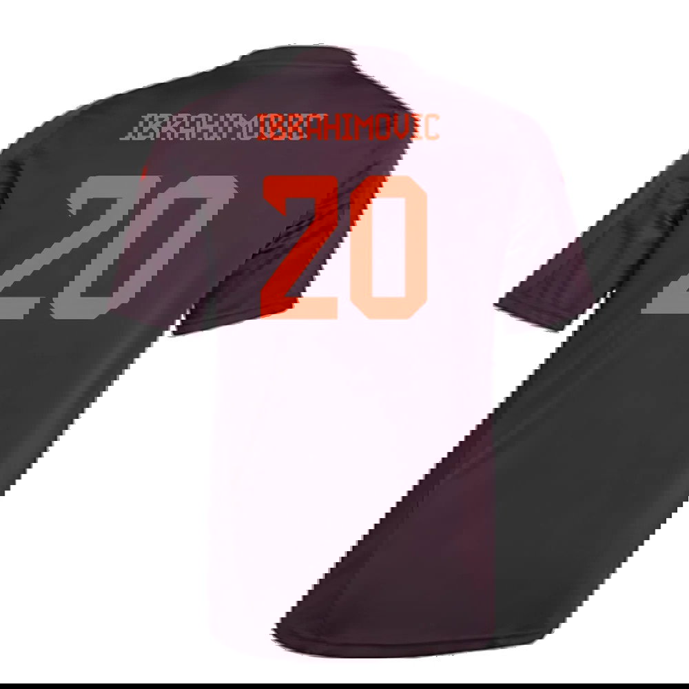 2024-2025 Bayern Munich Training Shirt (Shadow Maroon) - Kids (Ibrahimovic 20)