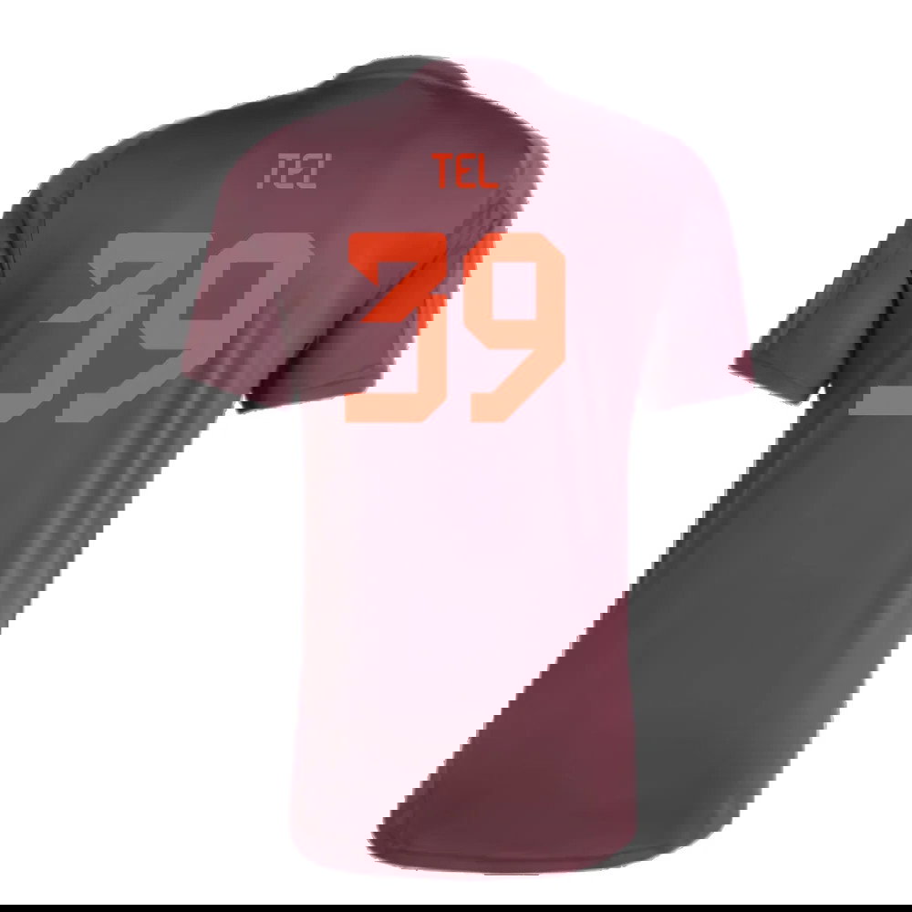 2024-2025 Bayern Munich Training Shirt (Shadow Maroon) (Tel 39)