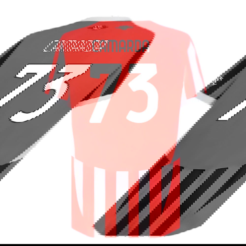 2024-2025 AC Milan Home Authentic Shirt (Camarda 73)