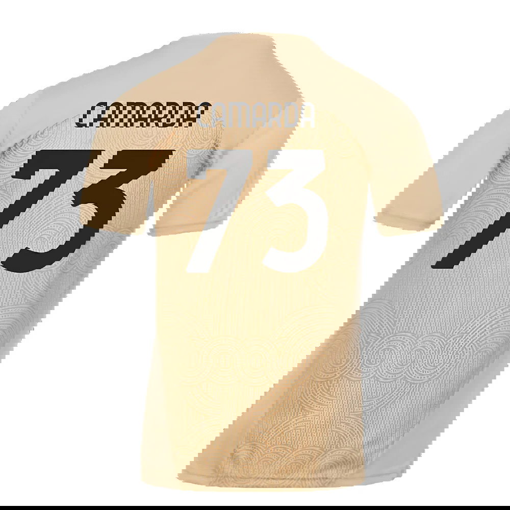 2024-2025 AC Milan Pre-Match Shirt (Putty) (Camarda 73)