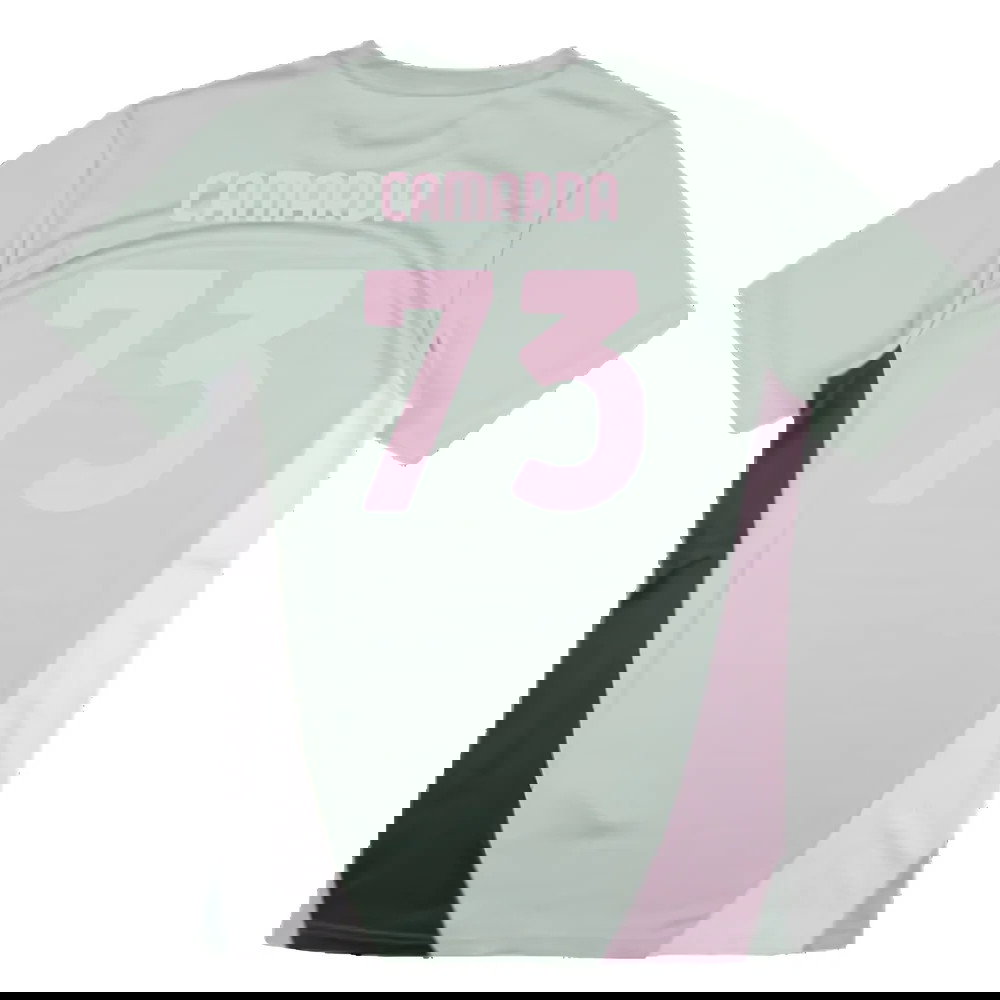 2024-2025 AC Milan Training Shirt (Green Fog) (Camarda 73)