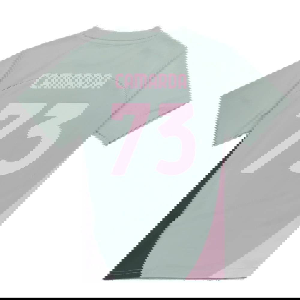 2024-2025 AC Milan Training Shirt (Green Fog) - Kids (Camarda 73)