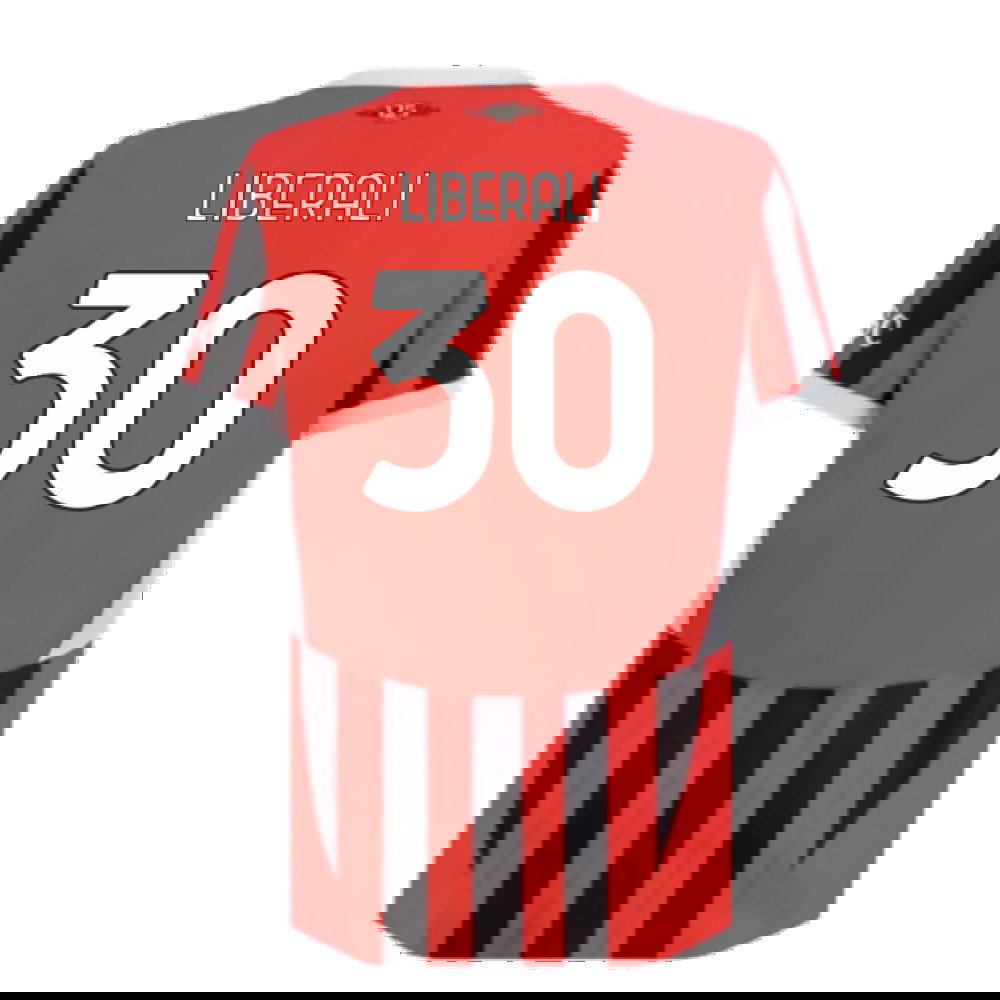2024-2025 AC Milan Home Authentic Shirt (Liberali 30)
