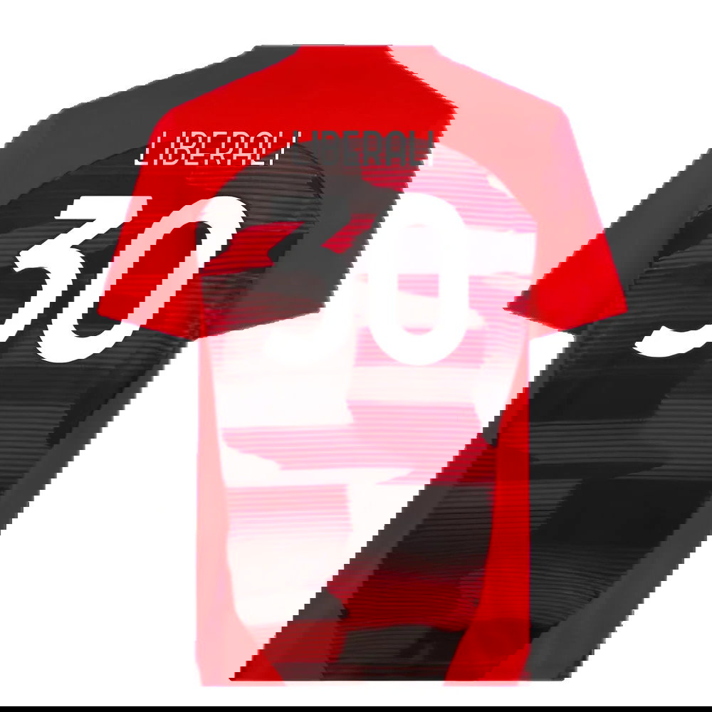 2024-2025 AC Milan Prematch SS Shirt (Red) (Liberali 30)