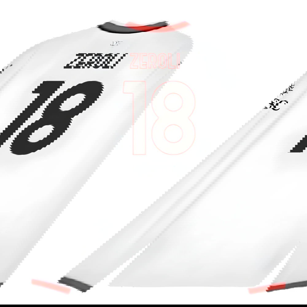 2024-2025 AC Milan Away Long Sleeve Shirt (Zeroli 18)