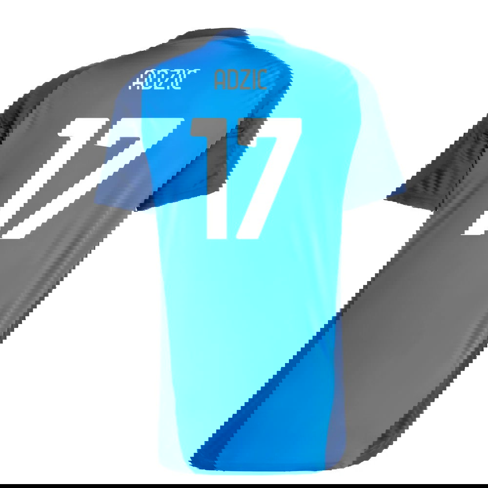 2024-2025 Juventus Training Jersey (Blue) (Adzic 17)