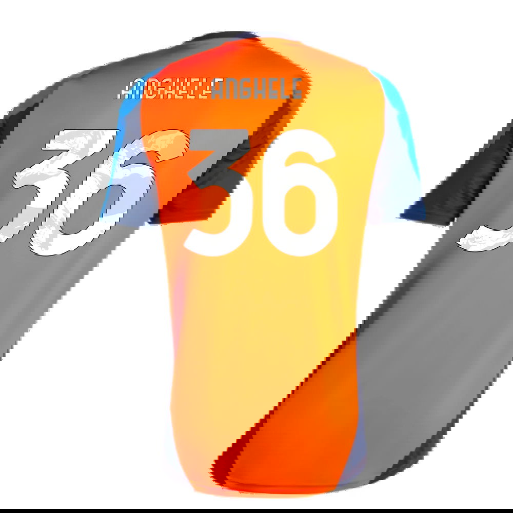 2024-2025 Juventus Training Jersey (Orange) (Anghele 36)