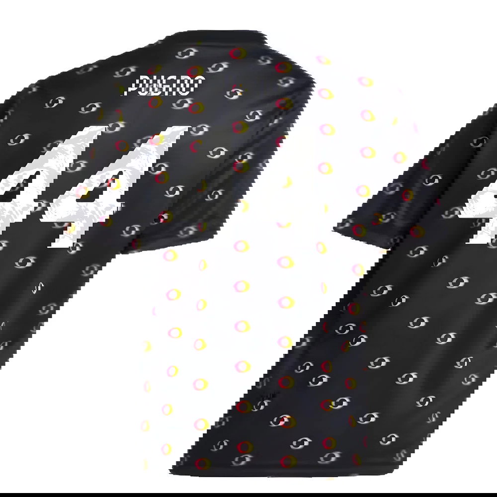 2024-2025 Juventus Pre-Match Shirt (Black) - Kids (Pugno 44)