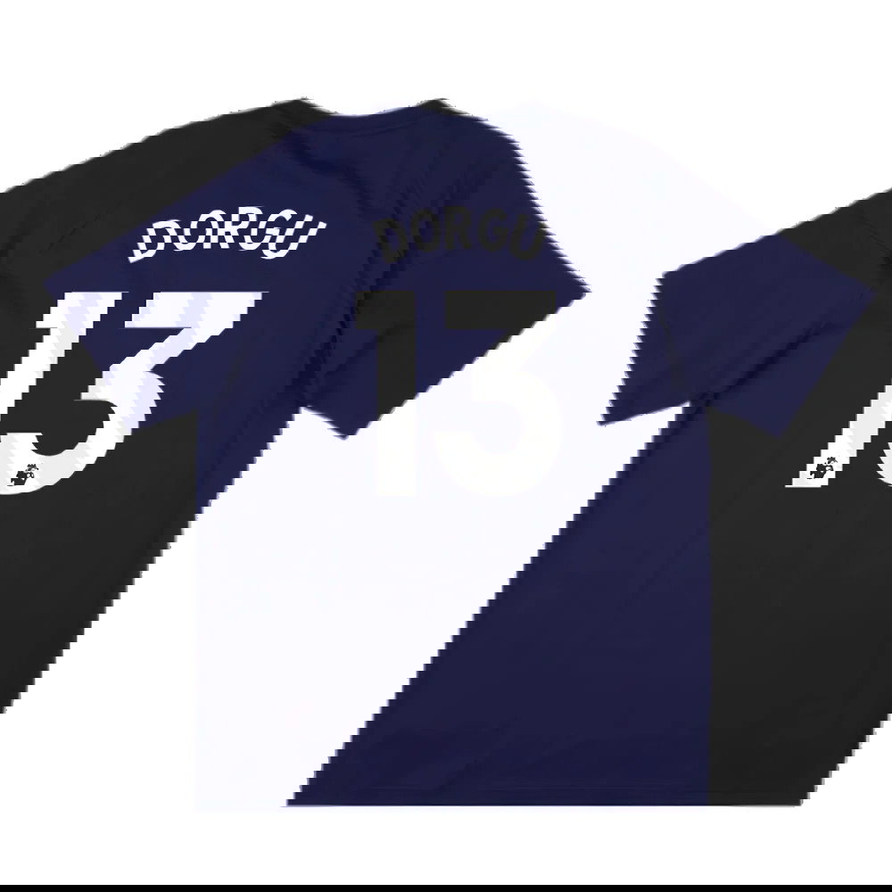 2024-2025 Man Utd Training Tee (Night Indigo) (Dorgu 13)