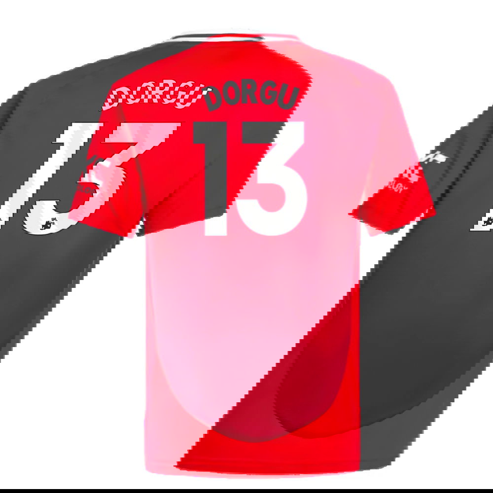 2024-2025 Man Utd Home Shirt (Kids) (Dorgu 13)