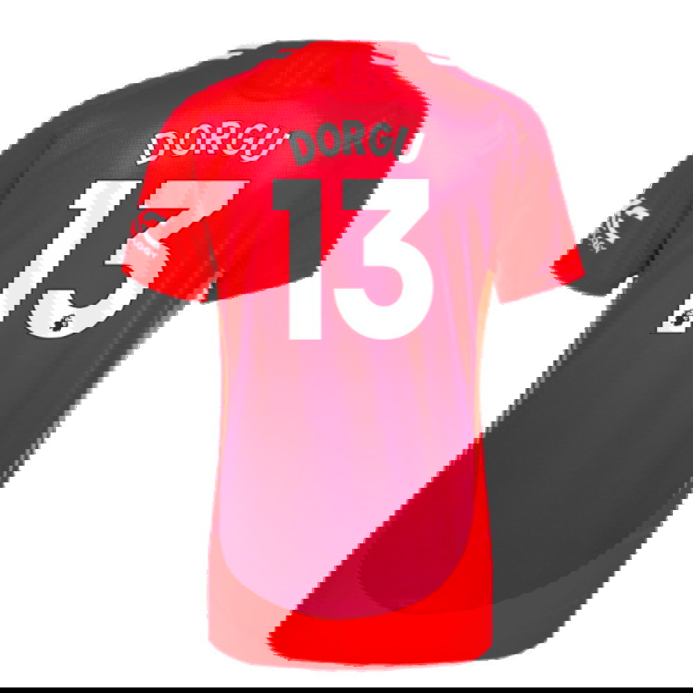 2024-2025 Man Utd Authentic Home Shirt (Womens) (Dorgu 13)