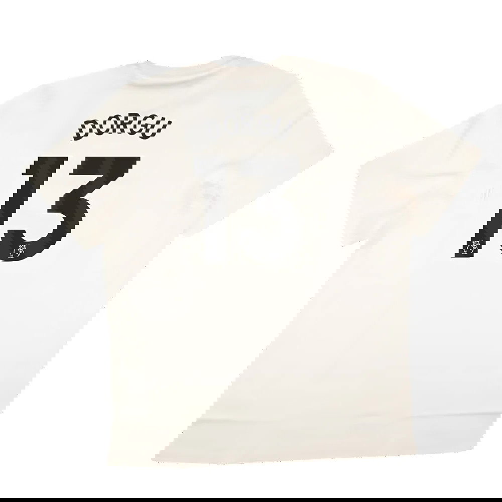 2024-2025 Man Utd SZN Graphic Tee (Cream White) (Dorgu 13)