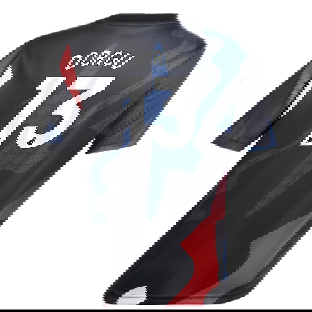 2024-2025 Man Utd Pre-Match Jersey (Black) - Kids (Dorgu 13)