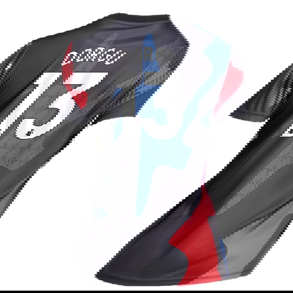 2024-2025 Man Utd Pre-Match Shirt (Black) - Womens (Dorgu 13)