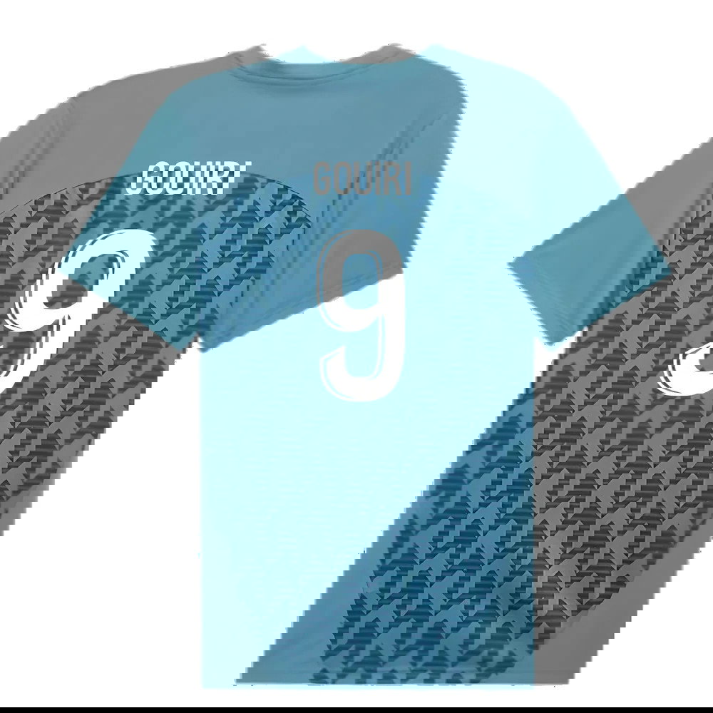 2024-2025 Marseille Pre-Match Shirt (Bold Blue) (Gouiri 9)