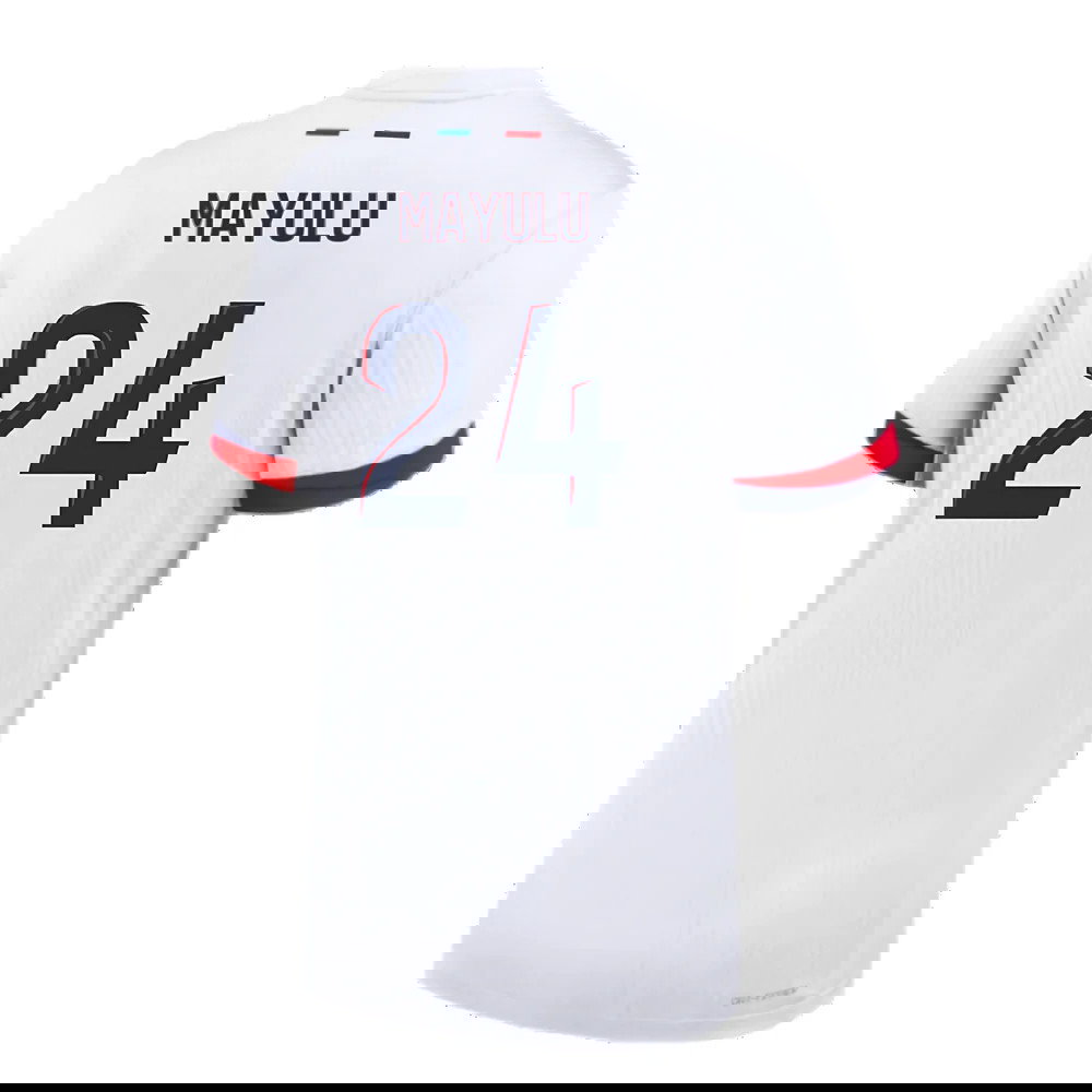 2024-2025 PSG Away Authentic Dri-ADV Shirt (Mayulu 24)