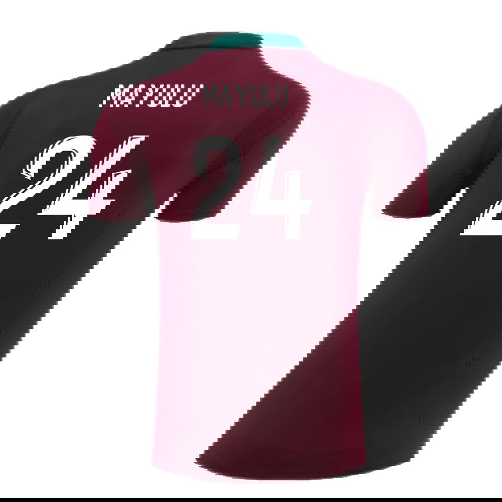 2024-2025 PSG Strike Dri-Fit Training Shirt (Bordeaux) - Kids (Mayulu 24)