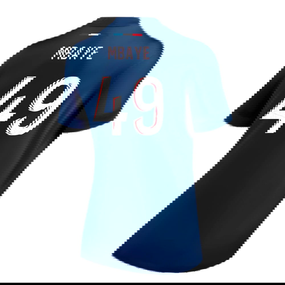 2024-2025 PSG Home Shirt (Womens) (Mbaye 49)