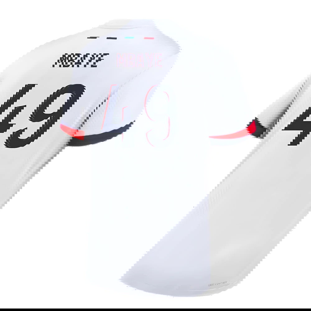 2024-2025 PSG Away Authentic Dri-ADV Shirt (Mbaye 49)