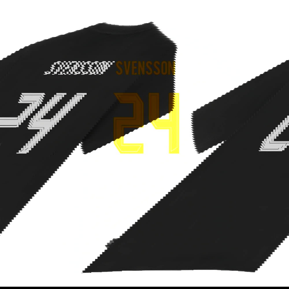 2024-2025 Borussia Dortmund ESS Tee (Black) (Svensson 24)