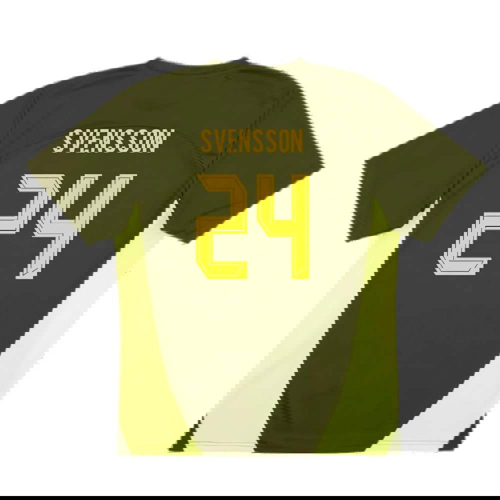 2024-2025 Borussia Dortmund Training Shirt (Myrtle) (Svensson 24)