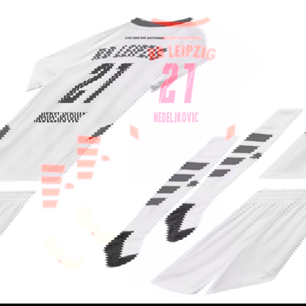 2024-2025 Red Bull Leipzig Home Mini Kit (Nedeljkovic 21)