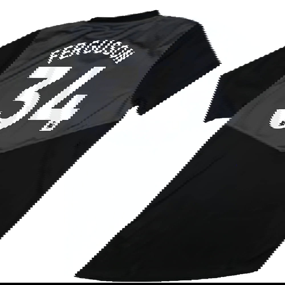 2024-2025 West Ham Training Jersey (Black) - Kids (Ferguson 34)