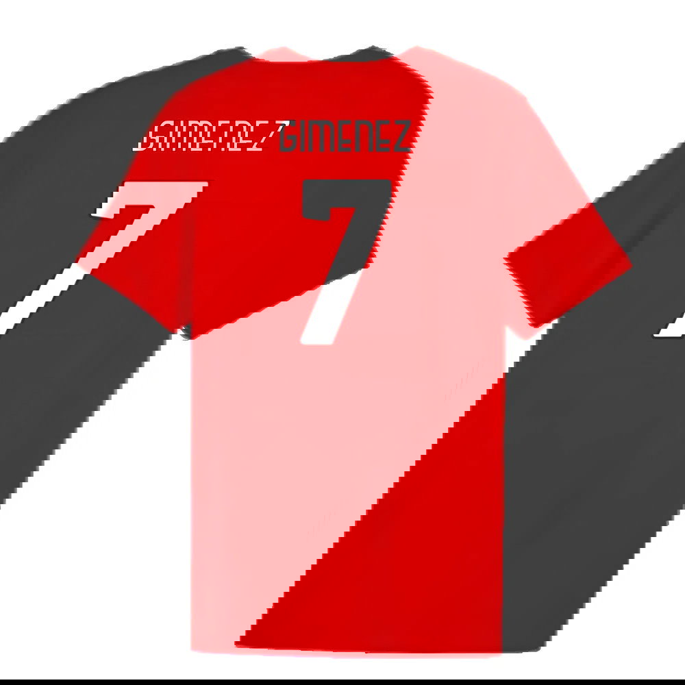 2024-2025 AC Milan ftblCulture Tee (Red) (Gimenez 7)
