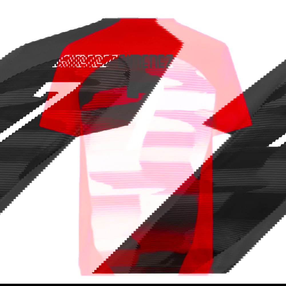 2024-2025 AC Milan Prematch SS Shirt (Red) (Gimenez 7)