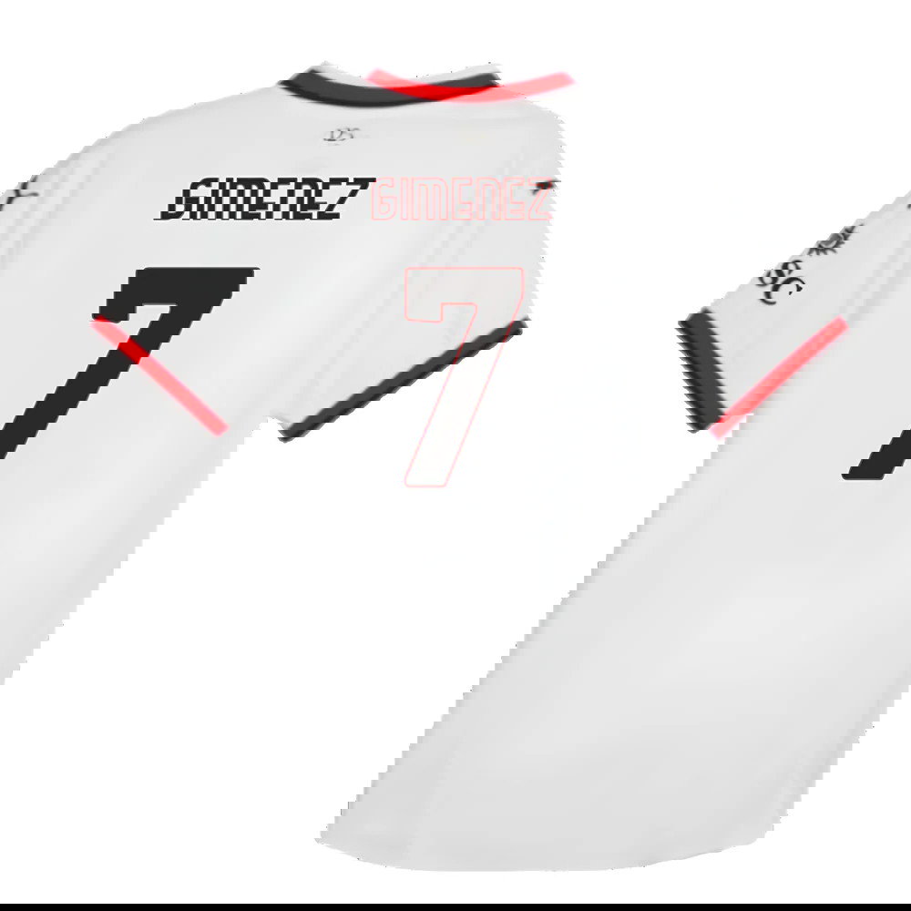 2024-2025 AC Milan Away Authentic Shirt (Gimenez 7)