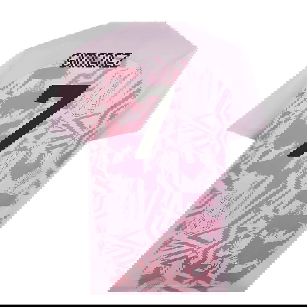 2024-2025 AC Milan Pre-Match Shirt (Grape) (Gimenez 7)