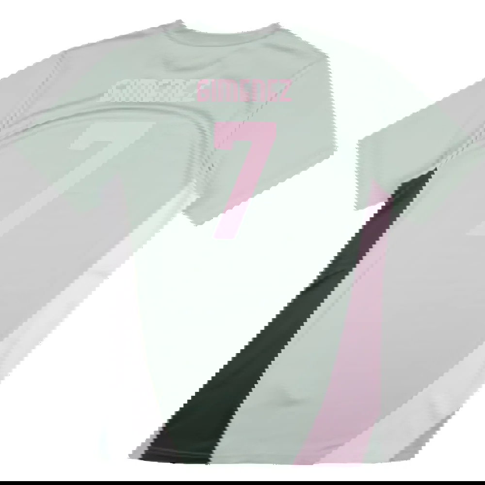 2024-2025 AC Milan Training Shirt (Green Fog) (Gimenez 7)