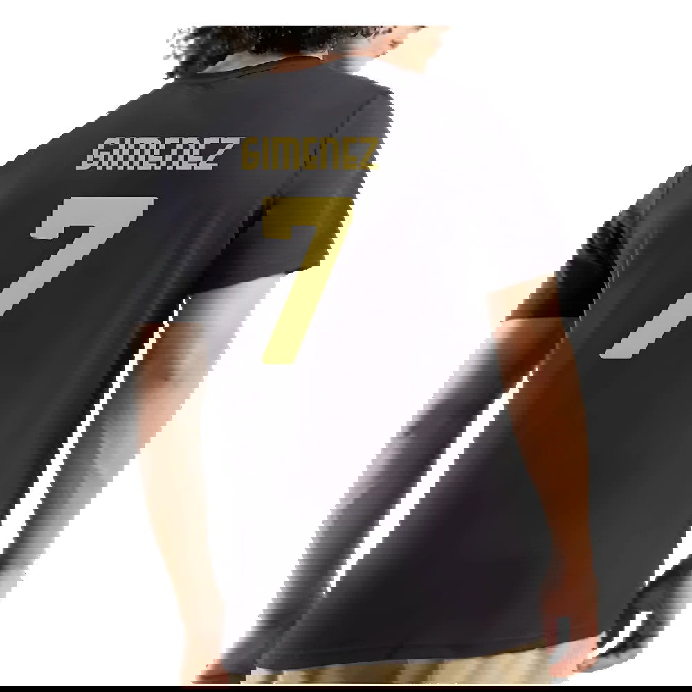 AC Milan 125th Anniversary ftblCulture Tee (Black) (Gimenez 7)