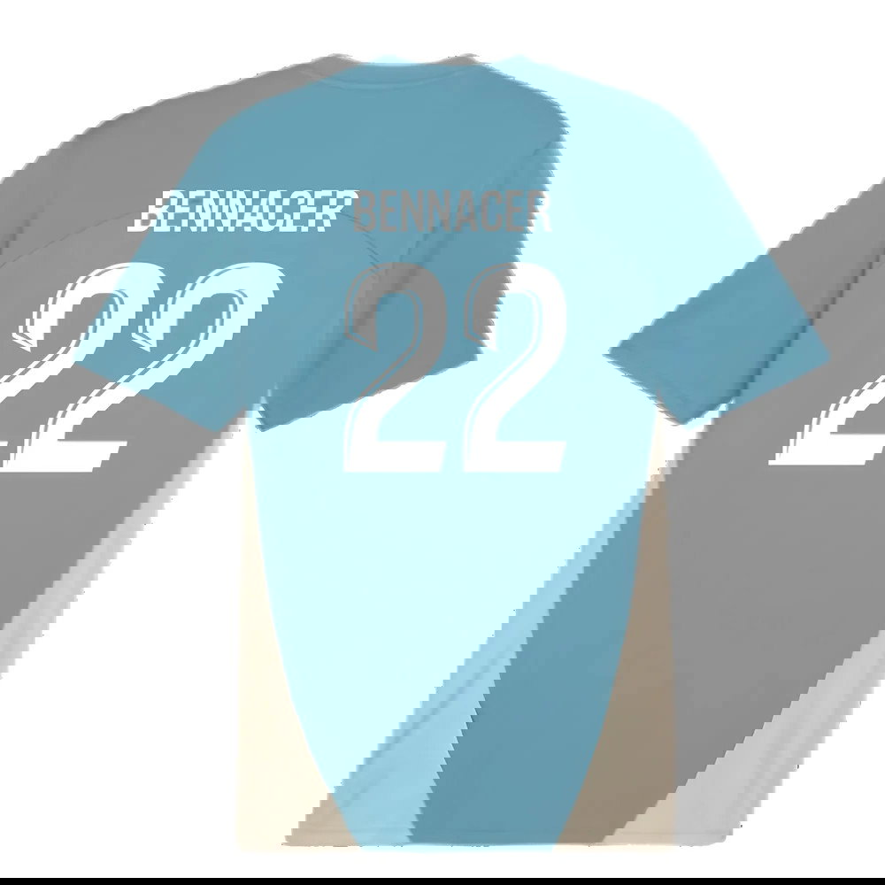 2024-2025 Marseille Training Shirt (Bold Blue) (Bennacer 22)