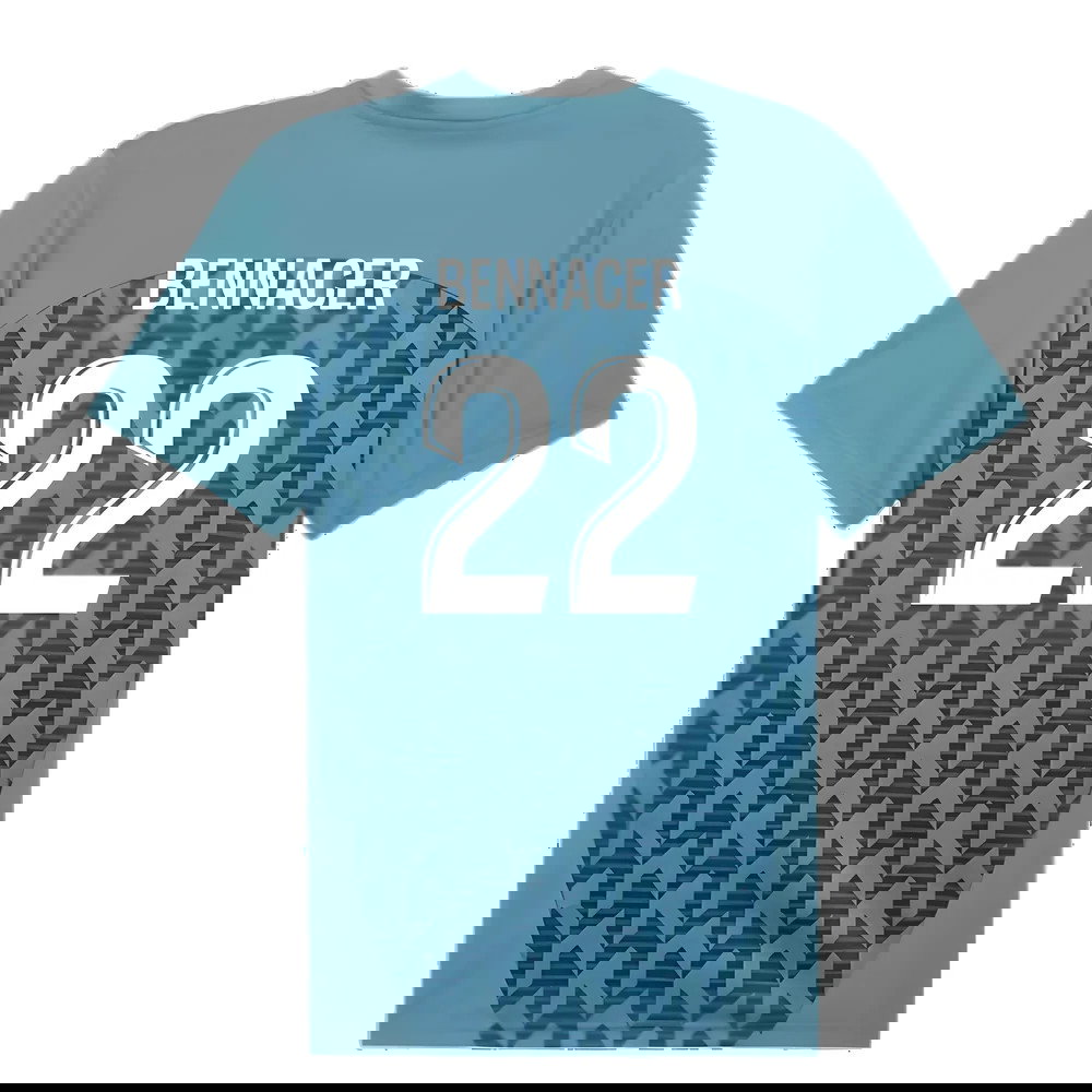 2024-2025 Marseille Pre-Match Shirt (Bold Blue) (Bennacer 22)