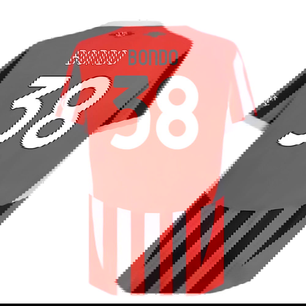 2024-2025 AC Milan Home Authentic Shirt (Bondo 38)